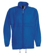 B&C COLLECTION Wasserabweisende Nylon-Taft Jacke Sirocco, Black M, BCJU800 – Royal Blue