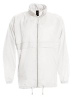 B&C COLLECTION Wasserabweisende Nylon-Taft Jacke Sirocco, Black M, BCJU800 – White