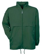 B&C COLLECTION Wasserabweisende Nylon-Taft Jacke mit Kapuze – Bottle Green