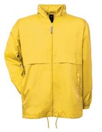 B&C COLLECTION Wasserabweisende Nylon-Taft Jacke mit Kapuze, Black XXL, BCJU801 – Very Giallo