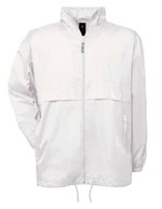 B&C COLLECTION Wasserabweisende Nylon-Taft Jacke mit Kapuze, Black XXL, BCJU801 – Bianco
