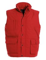 B&C COLLECTION Bodywarmer Explorer mit Windstopper-Funktion – Red