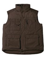 B&C COLLECTION Expert Pro Bodywarmer mit Futter und Taschen – Brown
