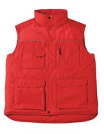 B&C COLLECTION Expert Pro Bodywarmer mit Futter und Taschen – Red