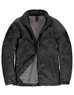 B&C COLLECTION Damenjacke Multi-Active mit versteckter Kapuze, Atoll/Warm Grey XS, BCJW826 – Black/Warm Grey