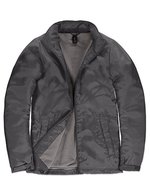 B&C COLLECTION Damenjacke Multi-Active mit versteckter Kapuze, Atoll/Warm Grey XS, BCJW826 – Dark Grey (Solid)/Warm Grey