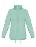 B&C COLLECTION Damenjacke Sirocco mit Kapuze, Nylon, Atoll XS, BCJW902 – Pixel Turquoise