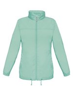 B&C COLLECTION Damenjacke Sirocco mit Kapuze, Nylon, Atoll XS, BCJW902 – Pixel Turquoise