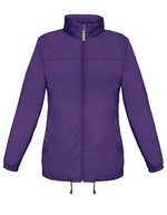 B&C COLLECTION Damenjacke Sirocco mit Kapuze, Nylon, Atoll XS, BCJW902 – Purple