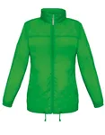 B&C COLLECTION Damenjacke Sirocco mit Kapuze, Nylon, Atoll XS, BCJW902 – Real Green
