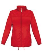 B&C COLLECTION Damenjacke Sirocco mit Kapuze, Nylon, Atoll XS, BCJW902 – Red