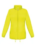 B&C COLLECTION Damenjacke Sirocco mit Kapuze, Nylon, Atoll XS, BCJW902 – Ultra Yellow