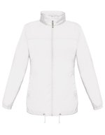 B&C COLLECTION Damenjacke Sirocco mit Kapuze, Nylon, Atoll XS, BCJW902 – White