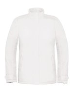 B&C COLLECTION Damenjacke Real+ mit Fleece-Futter, Black XS, BCJW925 – White