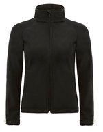 B&C COLLECTION Softshell-Hoodie mit Balaclava-Kapuze für Damen, Azure XS, BCJW937 – Black