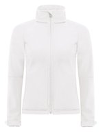 B&C COLLECTION Softshell-Hoodie mit Balaclava-Kapuze für Damen, Azure XS, BCJW937 – White