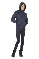B&C COLLECTION Damenjacke Superhood mit abnehmbarer Kapuze, Black/Cobalt Blue XS, BCJW941 – Bild 1