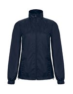B&C COLLECTION Windjacke ID.601 mit Kapuze für Damen – Navy