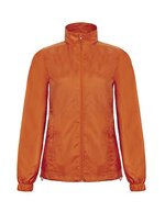 B&C COLLECTION Windjacke ID.601 mit Kapuze für Damen – Orange