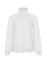 B&C COLLECTION Windjacke ID.601 mit Kapuze für Damen, Black XS, BCJWI61 – White