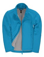 B&C COLLECTION Softshell-Jacke ID.701 mit Stretch für Damen, Atoll/Ghost Grey XS, BCJWI63 – Bild 2