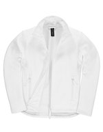 B&C COLLECTION Softshell-Jacke ID.701 mit Stretch für Damen, Atoll/Ghost Grey XS, BCJWI63 – White/White