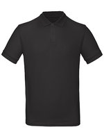 B&C Nachhaltiges Herren Poloshirt Bio-Baumwolle – Black