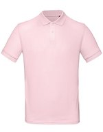 B&C Nachhaltiges Herren Poloshirt Bio-Baumwolle, Black S, BCPM430 – Orchid Pink