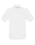 B&C Polo with Chest Pocket made of Organic Cotton, White XXL, BCPU415 – image 2