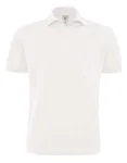 B&C Polo Heavymill with Ribbed Collar, White S, BCPU422 – image 2