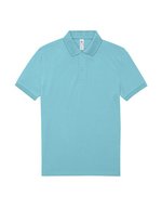 B&C My Polo 180 Poloshirt aus Baumwolle, Apple Green S, BCPU424 – Meta Turquoise