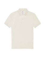 B&C My Polo 180 Poloshirt aus Baumwolle, Apple Green S, BCPU424 – Off White