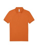 B&C My Polo 180 Poloshirt aus Baumwolle, Apple Green S, BCPU424 – Pure Orange