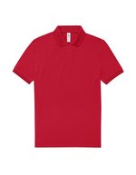 B&C My Polo 180 Poloshirt aus Baumwolle, Apple Green S, BCPU424 – Red