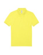 B&C My Polo 180 Poloshirt aus Baumwolle, Apple Green S, BCPU424 – Solar Yellow