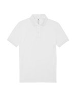 B&C My Polo 180 Poloshirt aus Baumwolle, Apple Green S, BCPU424 – White