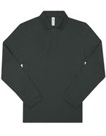 B&C My Polo 180 Langarm-Poloshirt Baumwolle – Dark Forest