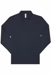 B&C My Polo 180 Long-Sleeve Polo Shirt Cotton, Black S, BCPU425 – Navy