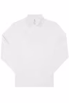 B&C My Polo 180 Long-Sleeve Polo Shirt Cotton, Black S, BCPU425 – White