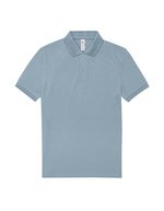 B&C My Polo 210 Baumwoll-Poloshirt mit Knopfleiste – Amalfi Blue