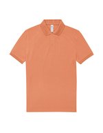 B&C My Polo 210 Baumwoll-Poloshirt mit Knopfleiste – Amalfi Coral