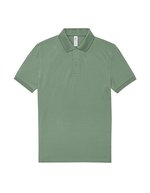 B&C My Polo 210 Baumwoll-Poloshirt mit Knopfleiste – Amalfi Green