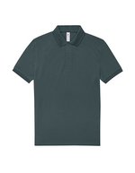 B&C My Polo 210 Baumwoll-Poloshirt mit Knopfleiste – Amalfi Teal