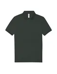 B&C My Polo 210 Baumwoll-Poloshirt mit Knopfleiste, Amalfi Blue S, BCPU426 – Dark Forest