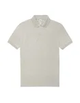 B&C My Polo 210 Baumwoll-Poloshirt mit Knopfleiste, Amalfi Blue S, BCPU426 – Heather Grey Fog
