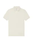 B&C My Polo 210 Baumwoll-Poloshirt mit Knopfleiste, Amalfi Blue S, BCPU426 – Off White