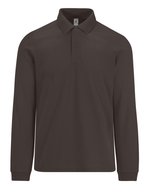 B&C My Polo 210 Long Sleeve Amalfi Blue S (BCPU427), BCPU427 – Bild 3