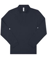 B&C My Polo 210 Long Sleeve Amalfi Blue S (BCPU427), BCPU427 – Navy