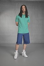 B&C Nachhaltiges Herren Poloshirt 65/35°, Acid Lime S, BCPU428 – Bild 1