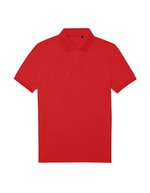 B&C Nachhaltiges Herren Poloshirt 65/35°, Acid Lime S, BCPU428 – Pop Tomato